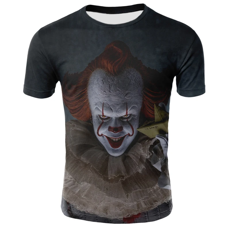 2020 New Horror Movie Chucky T-shirt 3d Printing Men's T-shirt Cool Men And Women All-match T-shirt Street Clown T-shirt Top
2020 New Horror Movie Chucky T-shirt 3d Printing Men's T-shirt Cool Men And Women All-match T-shirt Street Clown T-shirt Top