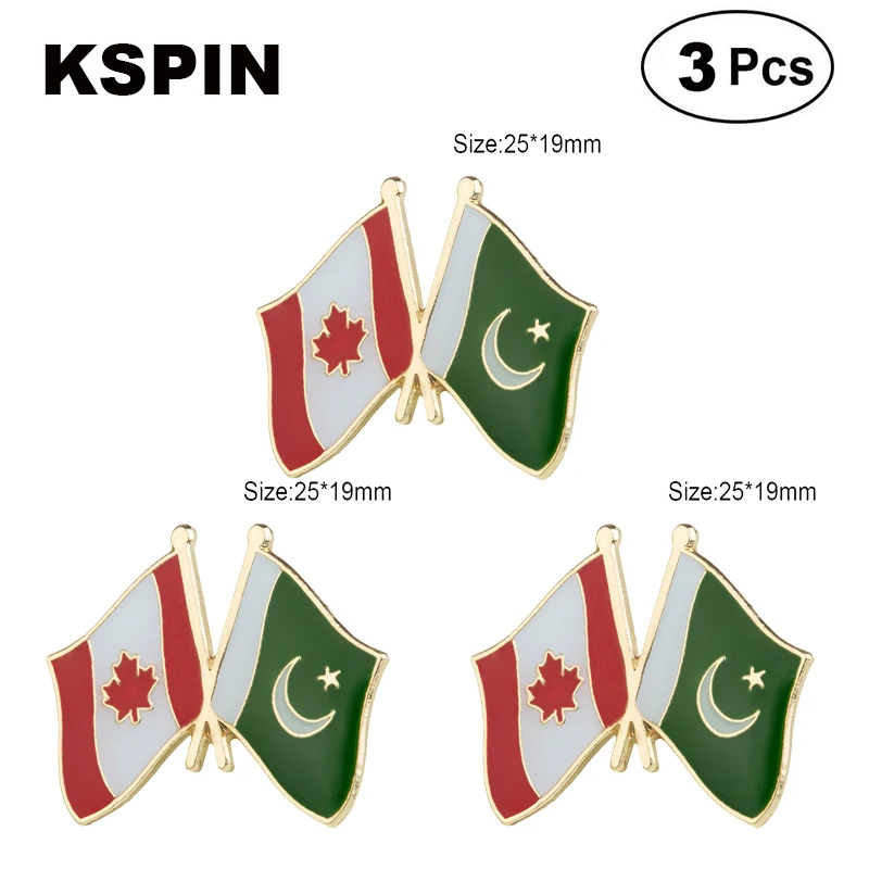 Canada & Ethiopia Frendship Lapel Pin Brooches Pins Flag badge Brooch Badges | Украшения и аксессуары