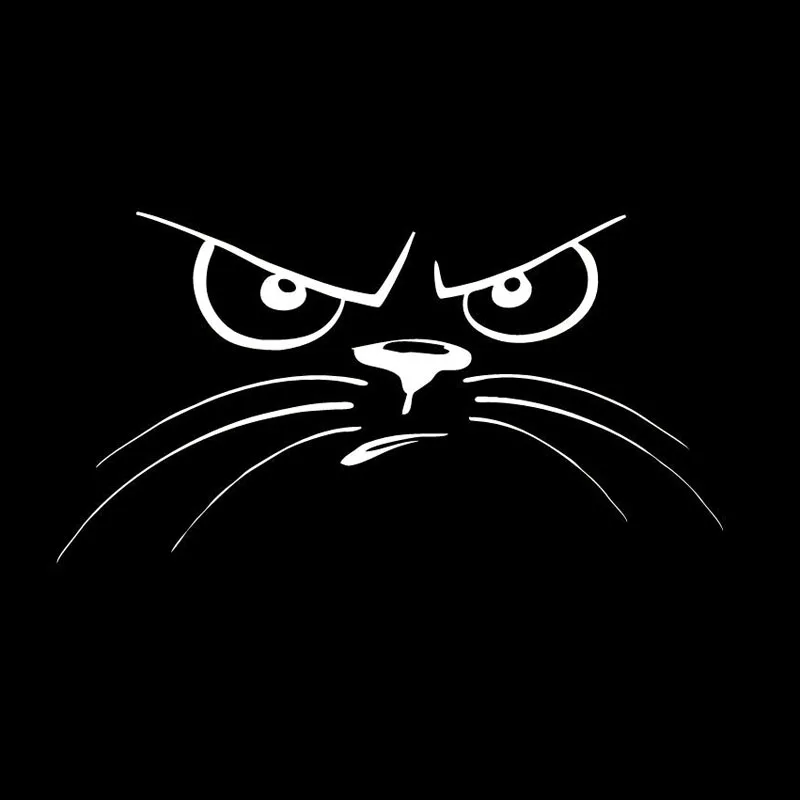 Car Sticker Unhappy Cat Face Animal Window Sticker Personalized Car Bumper Sticker Classic CAR PVC Fittings 15.2cm*8cm
Car Sticker Unhappy Cat Face Animal Window Sticker Personalized Car Bumper Sticker Classic CAR PVC Fittings 15.2cm*8cm