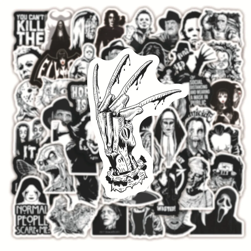 10/30/50pcs Goth Horror Graffiti Stickers for Laptop Water Bottle Car Phone Case Waterproof DIY Kid Toy Cool Sticker Decals Pack
10/30/50pcs Goth Horror Graffiti Stickers for Laptop Water Bottle Car Phone Case Waterproof DIY Kid Toy Cool Sticker Decals Pack