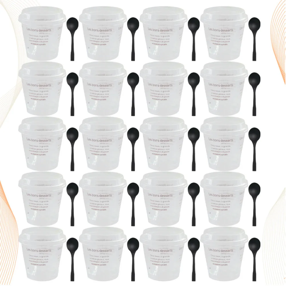 50 Sets of Disposable Mousse Cup DIY Tiramisu Cup Dessert Cup Creative Dessert Container with Spoon and Lid Random Color
50 Sets of Disposable Mousse Cup DIY Tiramisu Cup Dessert Cup Creative Dessert Container with Spoon and Lid Random Color