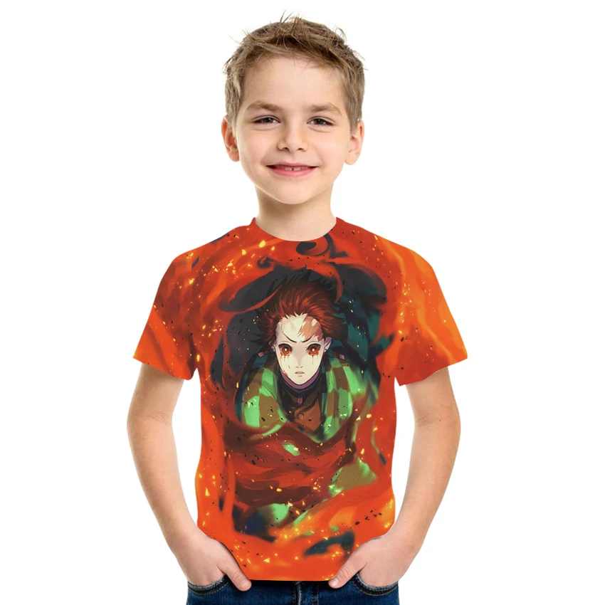 2021 summer 3D anime printed T-shirt boys and girls clothing milk silk fabric size 4T-16T
2021 summer 3D anime printed T-shirt boys and girls clothing milk silk fabric size 4T-16T