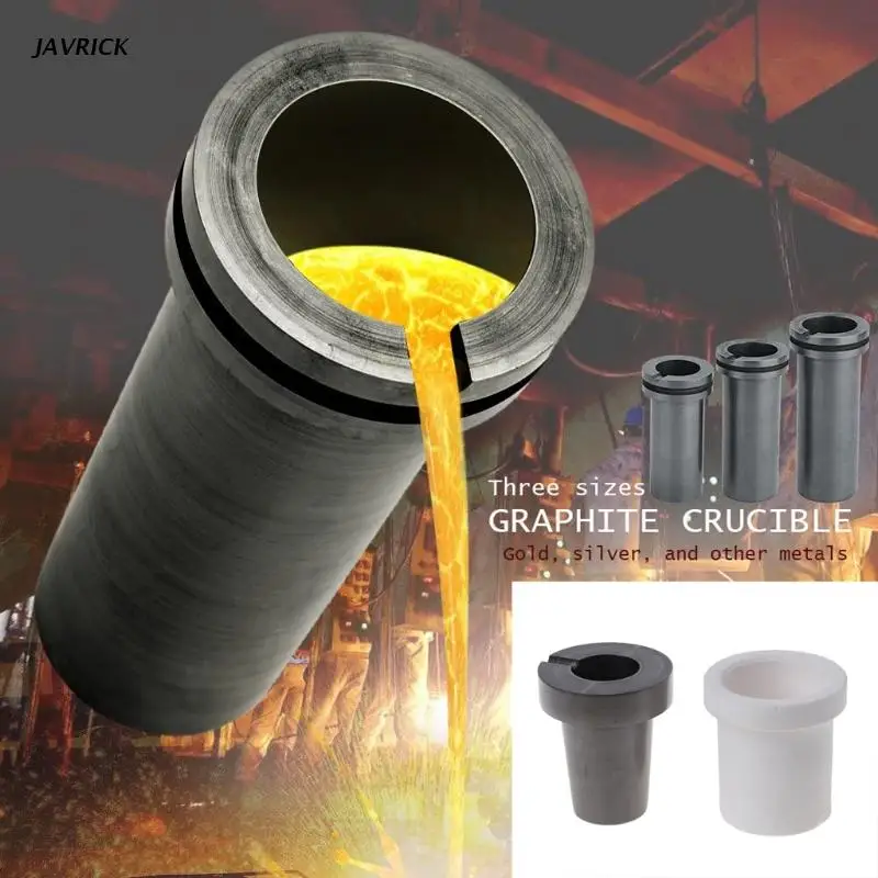 2Pcs 300g Graphite Quartz Melting Crucible Gold Silver Furnace Casting Cups Kit 
2Pcs 300g Graphite Quartz Melting Crucible Gold Silver Furnace Casting Cups Kit