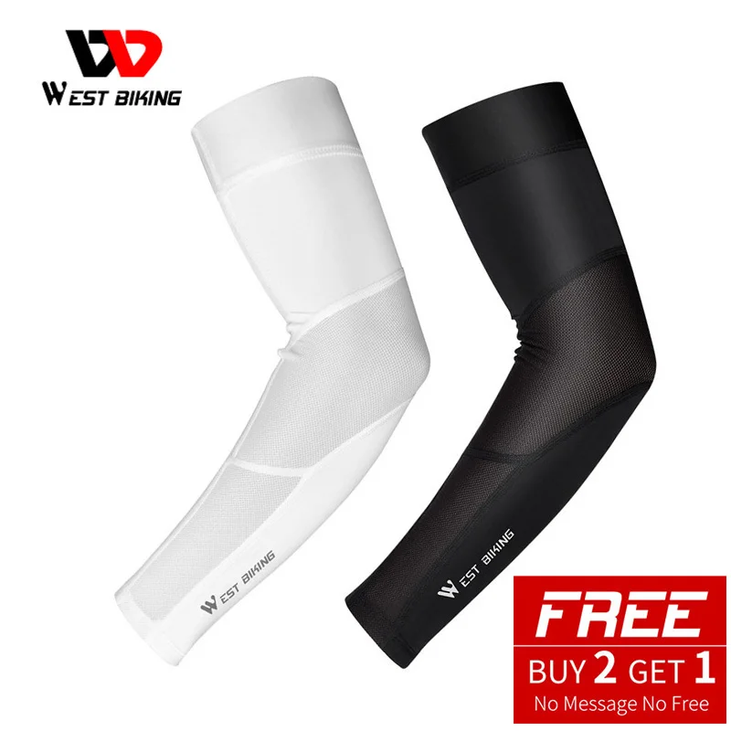 WEST BIKING Cycling Arm Sleeves Sunscreen Anti-UV Fishing Running Basketball Arm Warmer Outdoor Sport Fitness Compression Sleeve
WEST BIKING Cycling Arm Sleeves Sunscreen Anti-UV Fishing Running Basketball Arm Warmer Outdoor Sport Fitness Compression Sleeve