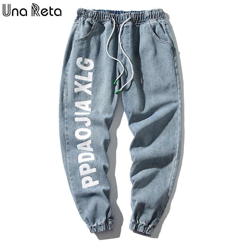 Una Reta Jeans Men Fashion Hip Hop Print Lette Mens Denim Joggers Streetwear Elastic Waist Washed Drawstring Trousers Men Jeans
Una Reta Jeans Men Fashion Hip Hop Print Lette Mens Denim Joggers Streetwear Elastic Waist Washed Drawstring Trousers Men Jeans