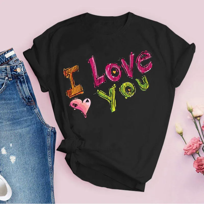 Black Short Sleeve 90S Ladies Kawaii Ropa Mujer Base Shirt Funny Cartoon Pattern Clothes For Women Tee-Shirt Women'S TShirt
Black Short Sleeve 90S Ladies Kawaii Ropa Mujer Base Shirt Funny Cartoon Pattern Clothes For Women Tee-Shirt Women'S TShirt