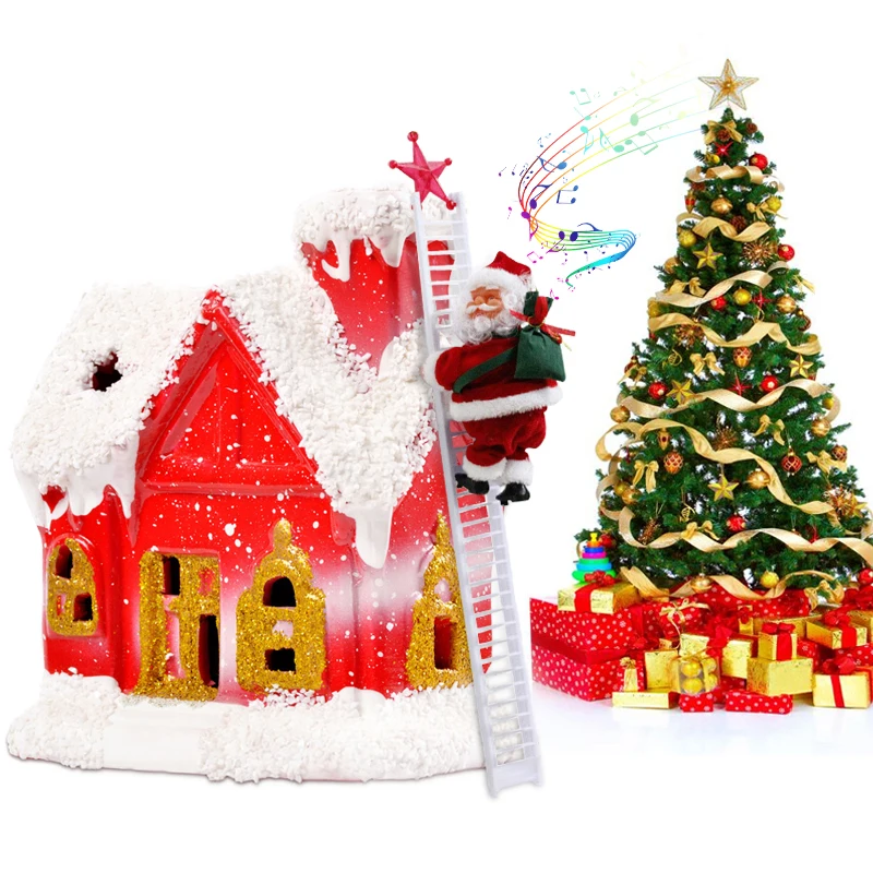 Funny Santa Claus Electric Climb Ladder Christmas Tree Hanging Ornaments Party Gifts Music Climbing Ladder Santa Claus 2020
Funny Santa Claus Electric Climb Ladder Christmas Tree Hanging Ornaments Party Gifts Music Climbing Ladder Santa Claus 2020