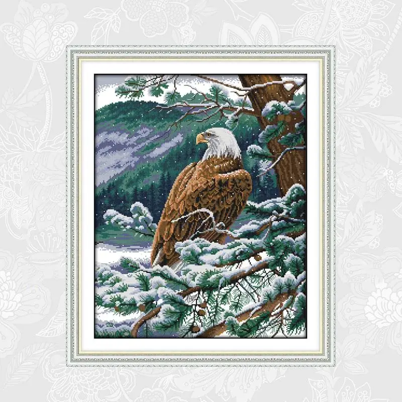 Cross Stitch Kits An Overlooking Eagle Printed Fabric 14CT 11CT Chinese Cross-stitch Painting Embroidery Needlework Home Decor
Cross Stitch Kits An Overlooking Eagle Printed Fabric 14CT 11CT Chinese Cross-stitch Painting Embroidery Needlework Home Decor