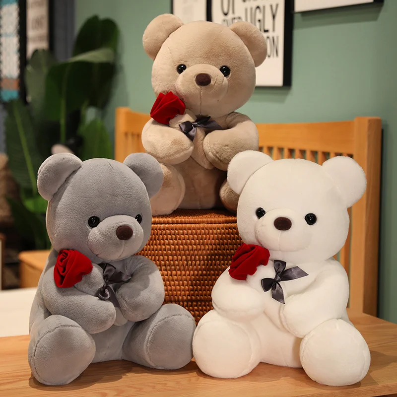 Creative Teddy Rose Bear Valentines Day Gift Artificial Rose Bear Accessories for Home Birthday Women Girls Gift
Creative Teddy Rose Bear Valentines Day Gift Artificial Rose Bear Accessories for Home Birthday Women Girls Gift