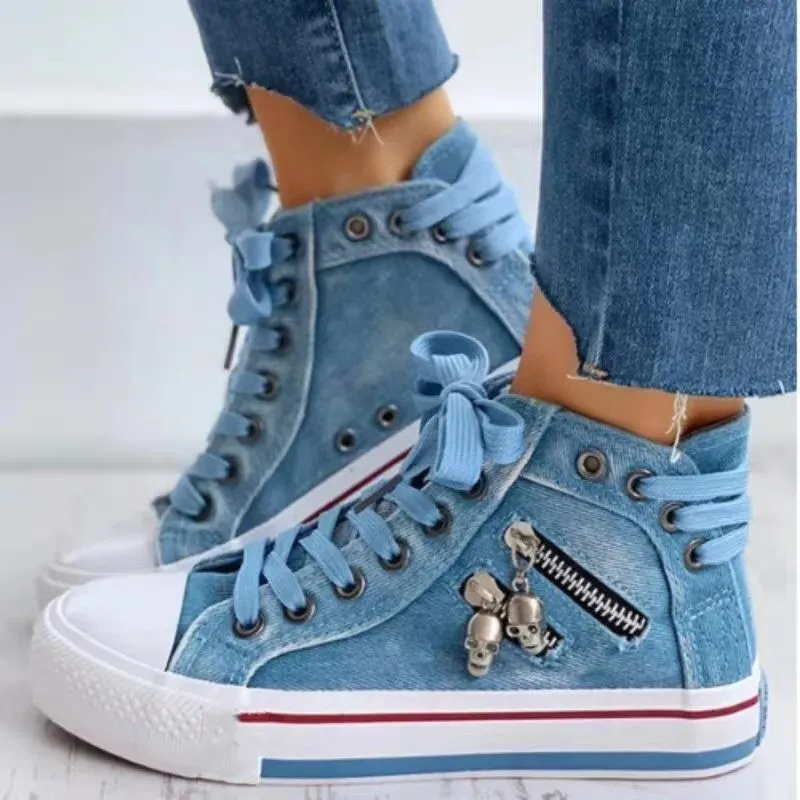 2021 new women's large size flat bottom lace-up sneakers casual shoes spring and autumn breathable high-top women's shoes
2021 new women's large size flat bottom lace-up sneakers casual shoes spring and autumn breathable high-top women's shoes