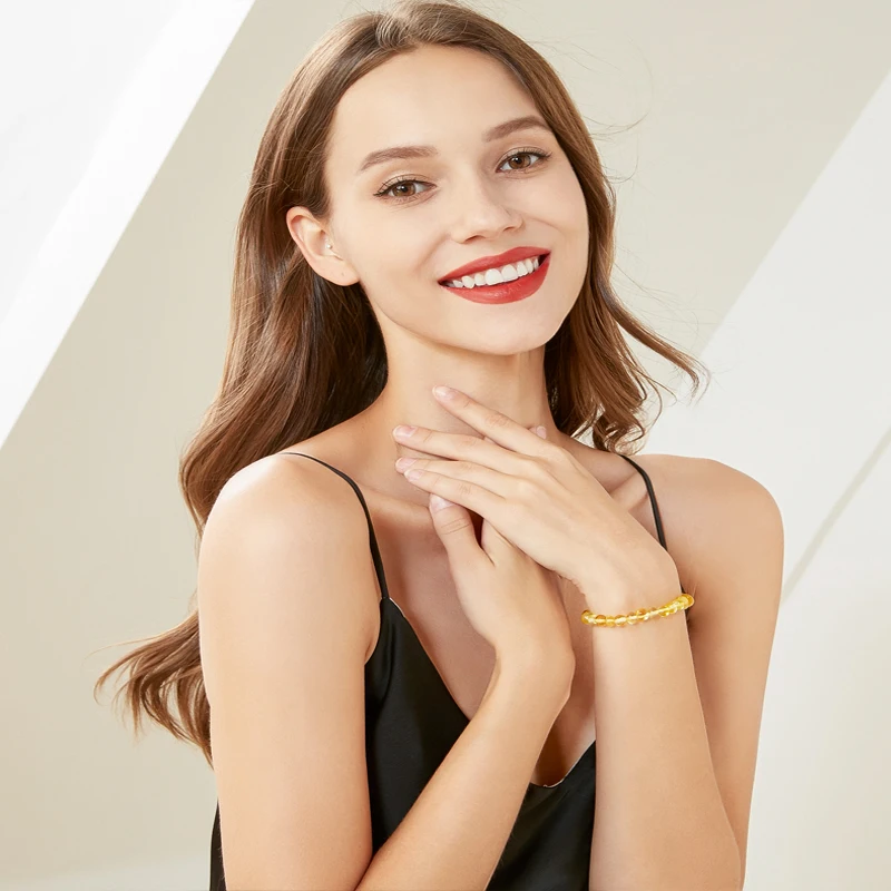 RUYI PAVILION Natural Baltic Amber Bracelet Bangles For Women Adult Female Amber Jewelry Polished Baroque Honey 17CM-19CM
RUYI PAVILION Natural Baltic Amber Bracelet Bangles For Women Adult Female Amber Jewelry Polished Baroque Honey 17CM-19CM