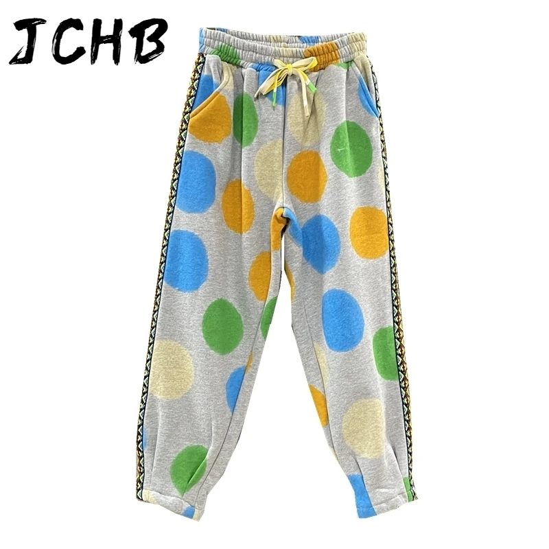 JCHB 2021 New Autumn And Winter Fashion Casual Wave Dot Printing Plush Wide Leg Pants Elastic Waist Versatile Pants Women SH095
JCHB 2021 New Autumn And Winter Fashion Casual Wave Dot Printing Plush Wide Leg Pants Elastic Waist Versatile Pants Women SH095