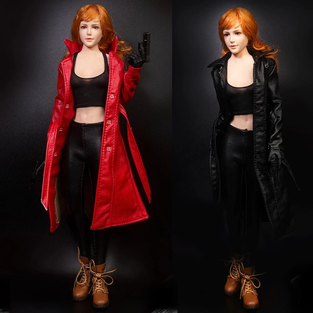 TYM101 1/6 Female Long Leather Jacket Windbreaker Soldier Clothes Model Fit 12'' TBL JO Big Bust Action Figure Body
TYM101 1/6 Female Long Leather Jacket Windbreaker Soldier Clothes Model Fit 12'' TBL JO Big Bust Action Figure Body