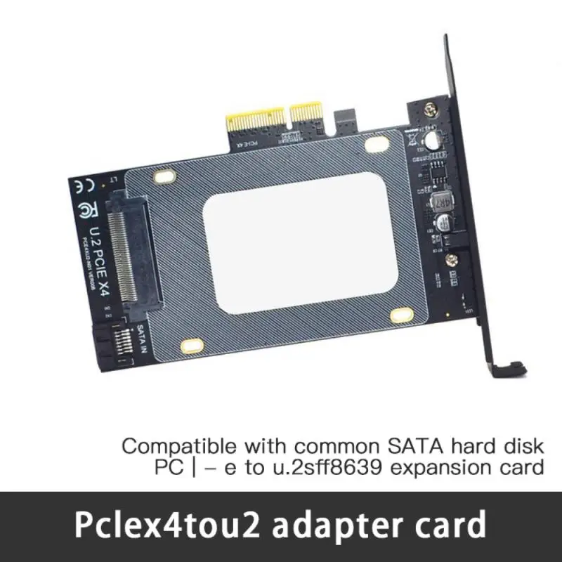

Для 2,5 дюймов жесткого диска SATA HDD U.2 на PCI-E X4 переходная карта 3,0 SFF-8639 на SSD удлинитель адаптер U.2 SSD SATA PCI Express 2021 Новые
