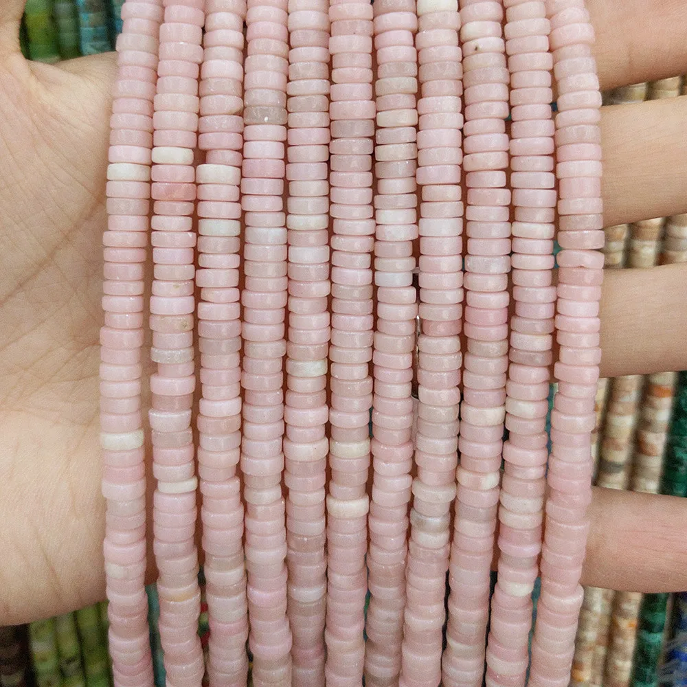 3x6mm Spacer Beads Natural Semi-precious Stone Loose Beads 21 Colros for Choice Flat Round DIY for Making Necklace Bracelets
3x6mm Spacer Beads Natural Semi-precious Stone Loose Beads 21 Colros for Choice Flat Round DIY for Making Necklace Bracelets