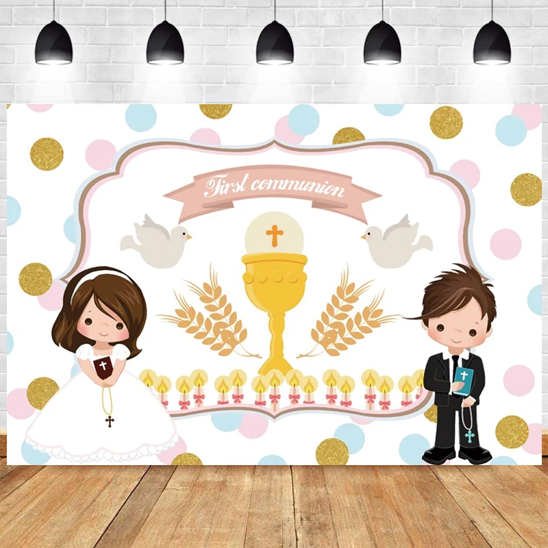 First Communion Decoration Photo Backdrop Boy Girls Happy Birthday Party Photography Background Prop Decoration Banner
First Communion Decoration Photo Backdrop Boy Girls Happy Birthday Party Photography Background Prop Decoration Banner