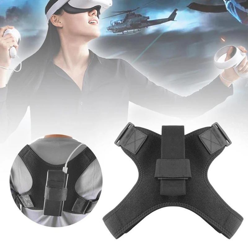 Нескользящий ремень-держатель для наушников, совместимый с аксессуарами Quest 2 Vr, Воздухопроницаемый ремешок для фиксации питания 
Нескользящий ремень-держатель для наушников, совместимый с аксессуарами Quest 2 Vr, Воздухопроницаемый ремешок для фиксации питания