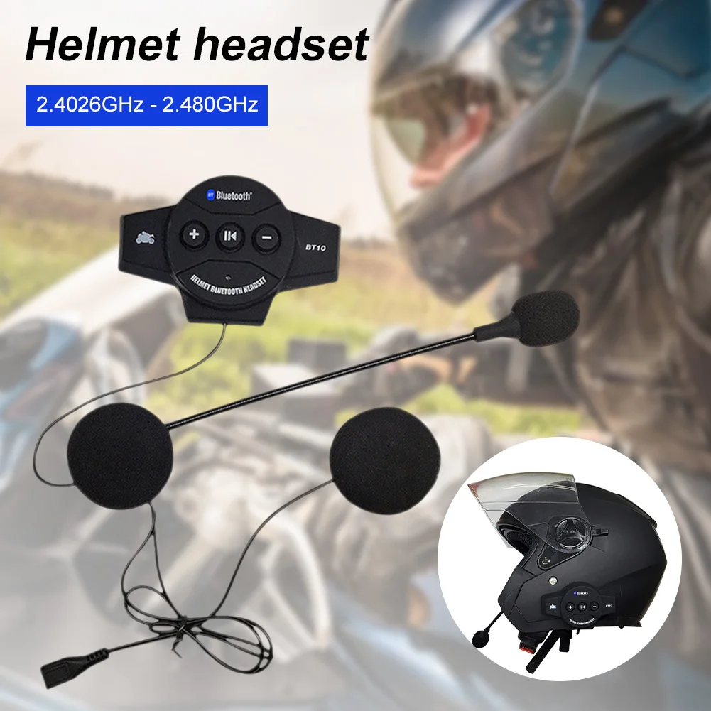 Motorcycle B-T Headset BT5.0 Wireless Helmet Headphones with Mic Rechargeable Handsfree Auto Answering 32Hrs Duration
Motorcycle B-T Headset BT5.0 Wireless Helmet Headphones with Mic Rechargeable Handsfree Auto Answering 32Hrs Duration