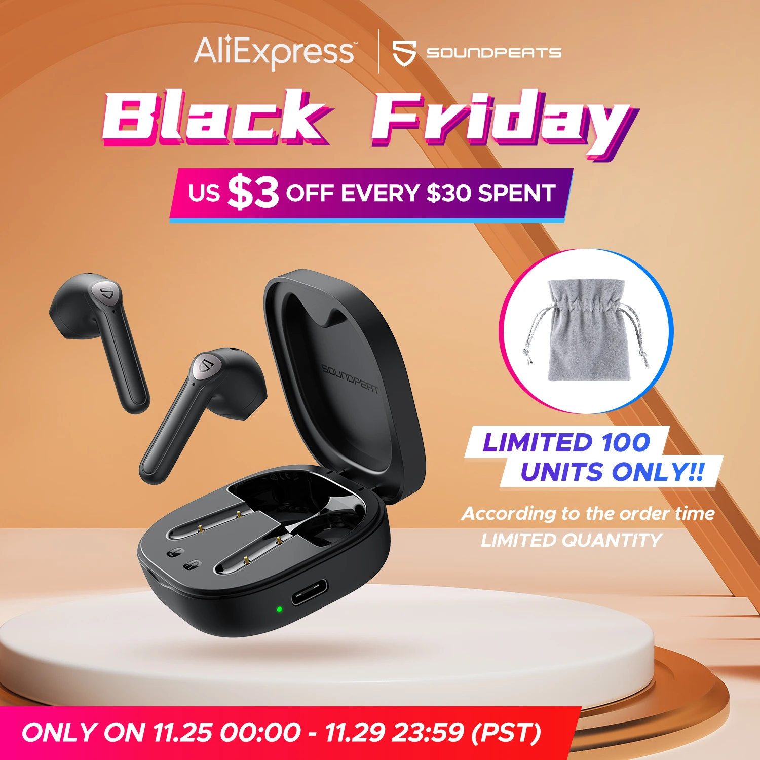 SOUNDPEATS TrueAir2 Wireless Earbuds Bluetooth V5.2 Headset QCC3040 aptX 4 Mic CVC Noise Cancellation TWS+ Wireless Earphones
SOUNDPEATS TrueAir2 Wireless Earbuds Bluetooth V5.2 Headset QCC3040 aptX 4 Mic CVC Noise Cancellation TWS+ Wireless Earphones