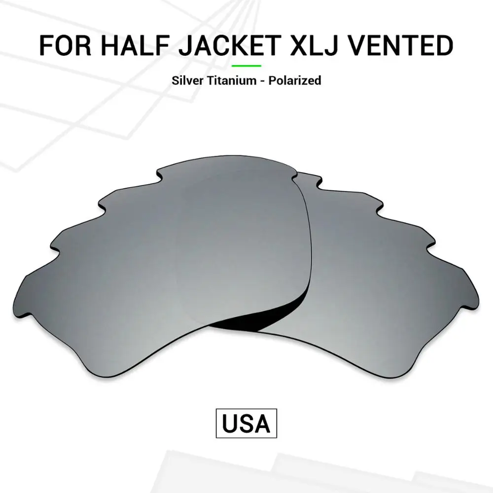 Mryok поляризованные Сменные линзы (из США) для солнцезащитных очков Oakley Half Jacket XLJ Vented Silver Titanium
Mryok поляризованные Сменные линзы (из США) для солнцезащитных очков Oakley Half Jacket XLJ Vented Silver Titanium
