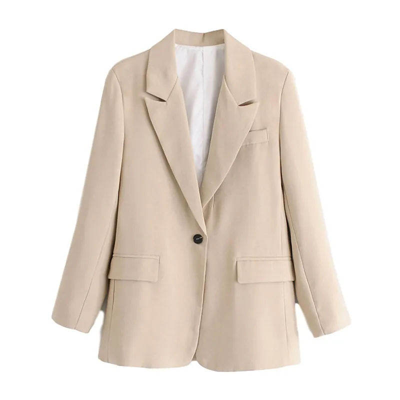 Office Lady Business Blazers Fashion Women Single Button Suit Blazer Long Sleeve Pocket Coat Female Retro Tops
Office Lady Business Blazers Fashion Women Single Button Suit Blazer Long Sleeve Pocket Coat Female Retro Tops