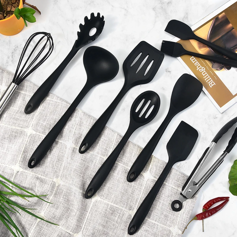 Silicone Kitchen Utensils Set Non-stick Kitchenware Cooking Tools Spoon Spatula Ladle Egg Beaters Tools Gadget Accessories
Silicone Kitchen Utensils Set Non-stick Kitchenware Cooking Tools Spoon Spatula Ladle Egg Beaters Tools Gadget Accessories
