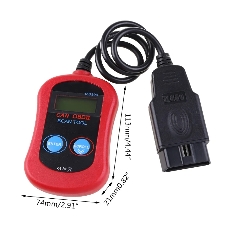 MS300 All Purpose OBD2 Auto Diagnostic Scanner Car Code Reader Scan Tool Turn Off Check Engine Light
MS300 All Purpose OBD2 Auto Diagnostic Scanner Car Code Reader Scan Tool Turn Off Check Engine Light