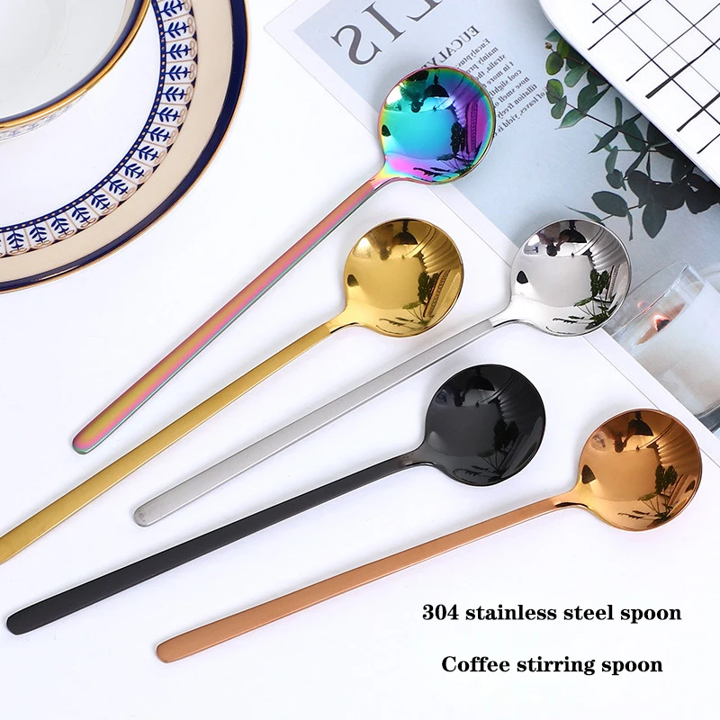 stainless steel stirring spoon coffee spoon metal dessert spoon long handle milk stirring spoon household beverage spoon
stainless steel stirring spoon coffee spoon metal dessert spoon long handle milk stirring spoon household beverage spoon