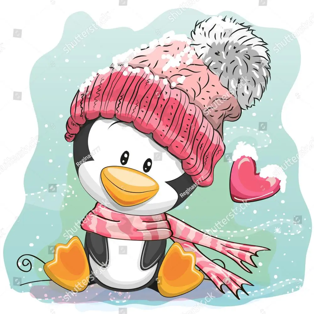 Фото Рождественский пингвин металлические режущие штампы зимний - купить