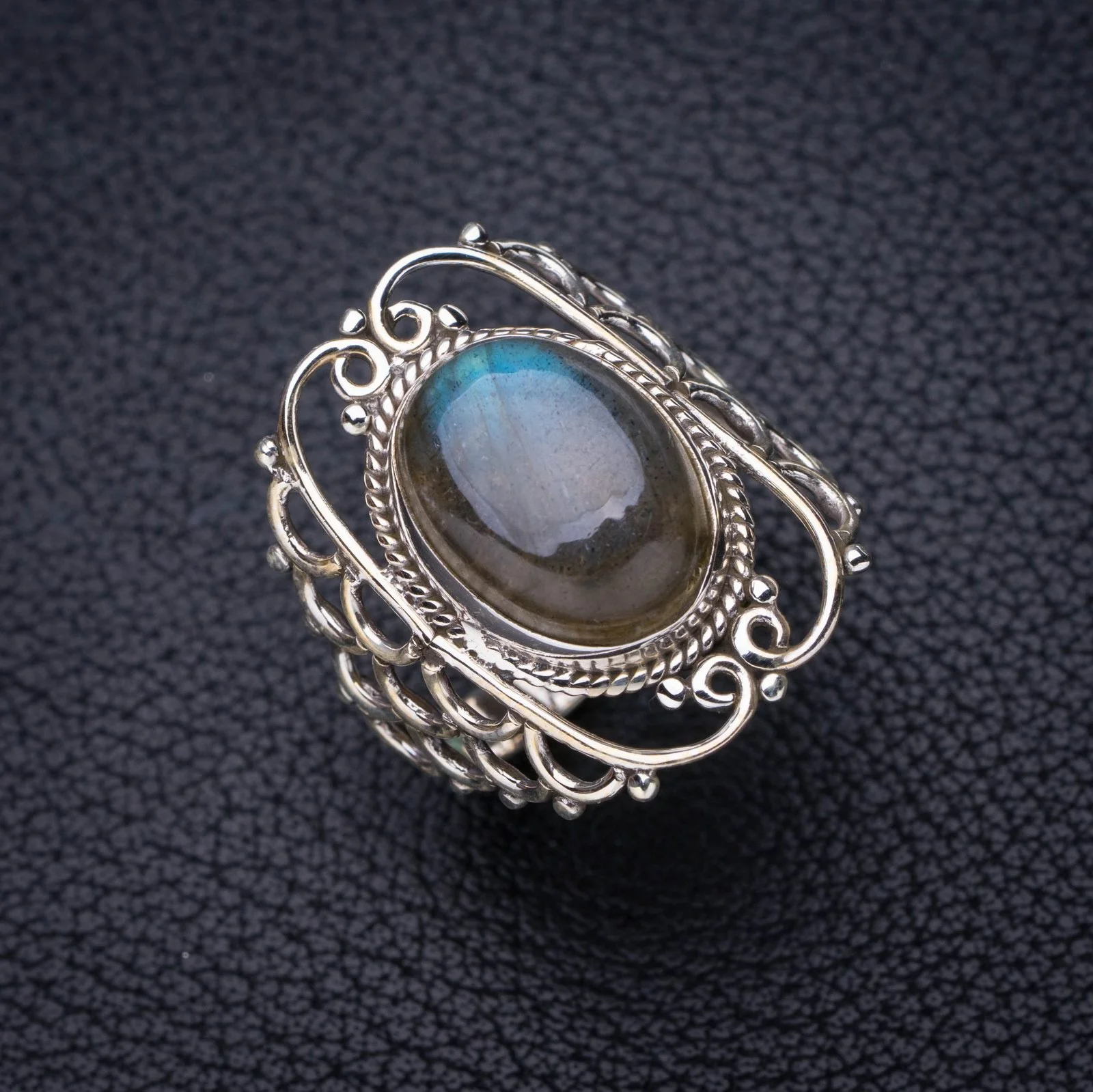 StarGems Природный синий огонь Лабрадорит ручной работы фото серебряное кольцо 6,5 E7160
StarGems Природный синий огонь Лабрадорит ручной работы фото серебряное кольцо 6,5 E7160