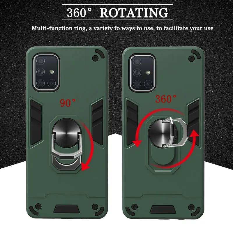 For Samsung A71 Case Shockproof Phone Case For Samsung Galaxy A71 SM-A715F A715 A715F Magnet Metal Car Ring Protective Covers
For Samsung A71 Case Shockproof Phone Case For Samsung Galaxy A71 SM-A715F A715 A715F Magnet Metal Car Ring Protective Covers