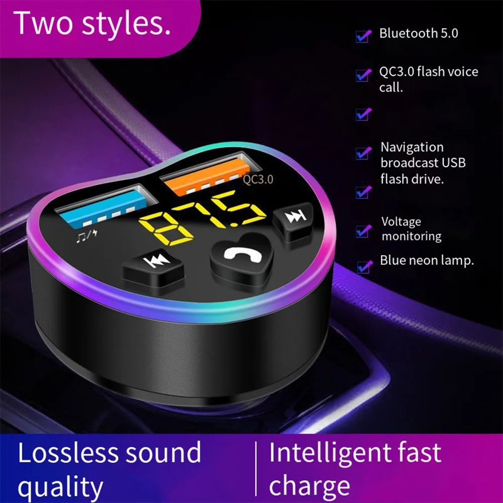 Автомобильный беспроводной Bluetooth 5,0 FM-передатчик Радио AUX музыкальный плеер Многофункциональный вызов громкой связи U-диск MP3 Воспроизведен...
Автомобильный беспроводной Bluetooth 5,0 FM-передатчик Радио AUX музыкальный плеер Многофункциональный вызов громкой связи U-диск MP3 Воспроизведен...