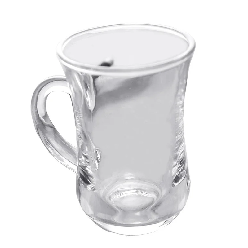 Home Office 155ml Heat-resistant Glass Cup with Handl Transparent Glass Coffee Cup Tea Beverage Cup Drinkware 
Home Office 155ml Heat-resistant Glass Cup with Handl Transparent Glass Coffee Cup Tea Beverage Cup Drinkware