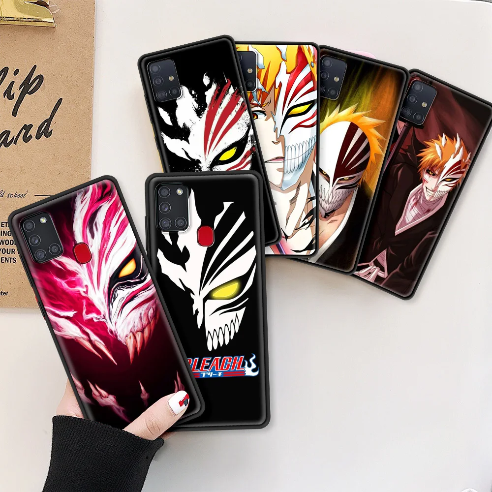Mobile Phone Case For Samsung Galaxy A51 A71 A21s A31 A41 A12 A11 A02s A72 A52 5G Soft Cover A02 Funda Bleach Ichigo Hollow Mask
Mobile Phone Case For Samsung Galaxy A51 A71 A21s A31 A41 A12 A11 A02s A72 A52 5G Soft Cover A02 Funda Bleach Ichigo Hollow Mask