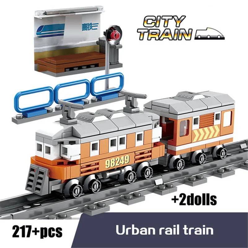 217pcs Kaizhi Gao Bole 98249 Steam Freight Train High Speed Rail Series Urban Electric Rail Train Assembled Building Block Gifts
217pcs Kaizhi Gao Bole 98249 Steam Freight Train High Speed Rail Series Urban Electric Rail Train Assembled Building Block Gifts