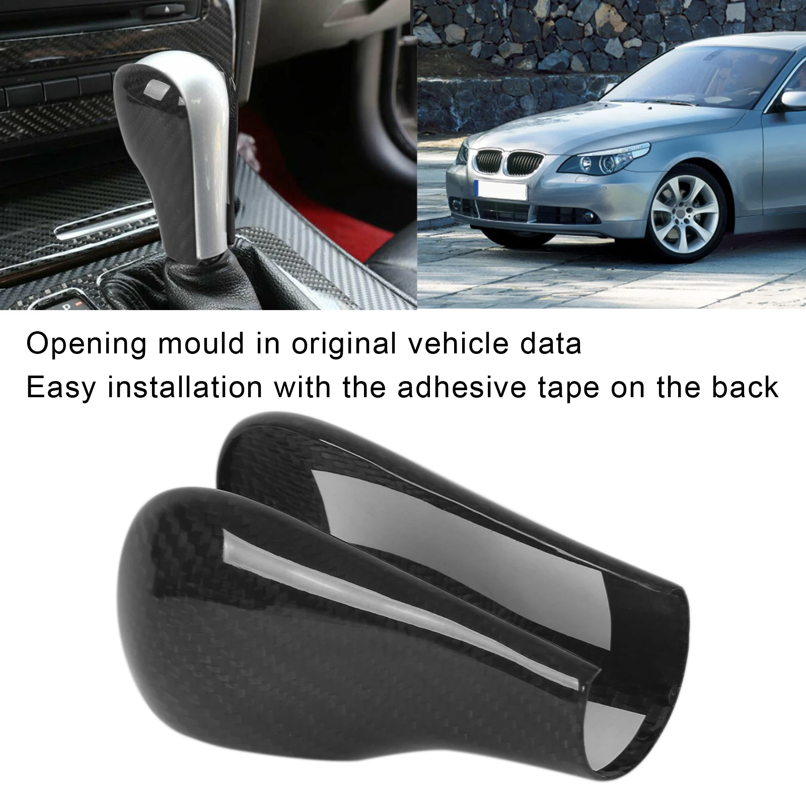 Gear Shift Knob Cover Trim Carbon Fiber Maintenance Replacement for 5 Series E60 2004-2007
Gear Shift Knob Cover Trim Carbon Fiber Maintenance Replacement for 5 Series E60 2004-2007