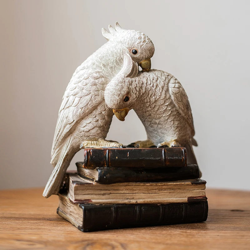 Retro parrot auspicious bird ornaments handmade art home porch cabinet decoration 
Retro parrot auspicious bird ornaments handmade art home porch cabinet decoration