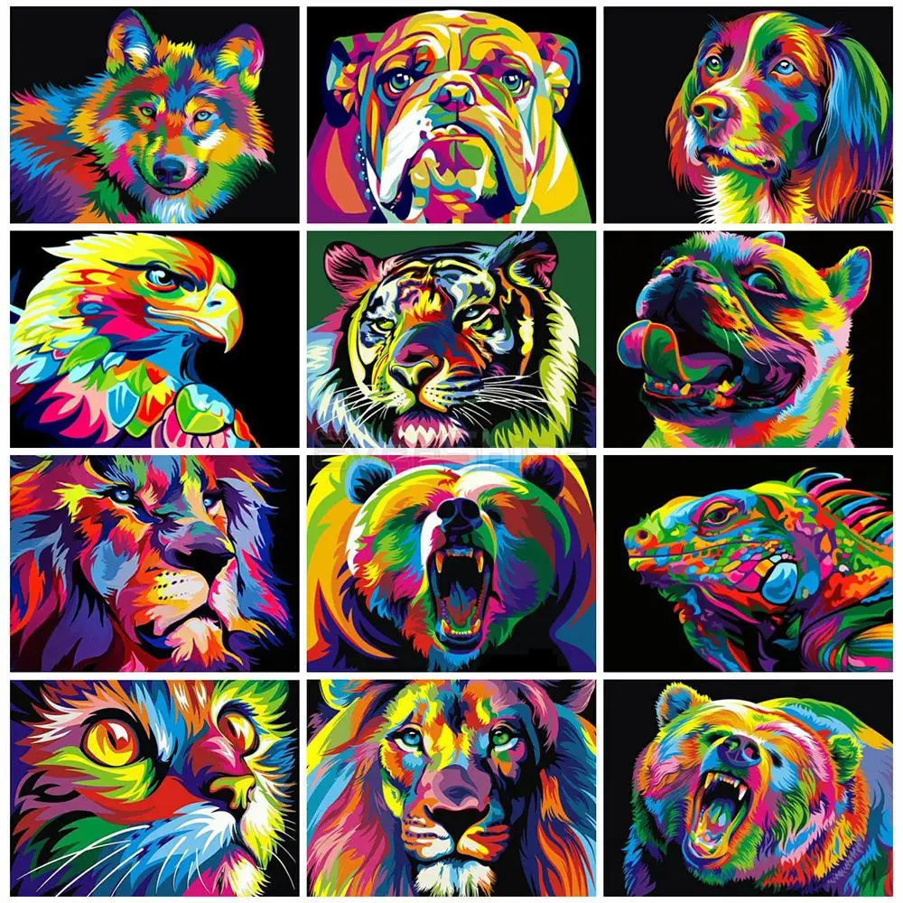 5D Diamond Painting Animals Color Lion Tiger Cat Full Square Embroidery Wolf Picture Rhinestones Art Mosaic Crystal Wall Sticker
5D Diamond Painting Animals Color Lion Tiger Cat Full Square Embroidery Wolf Picture Rhinestones Art Mosaic Crystal Wall Sticker