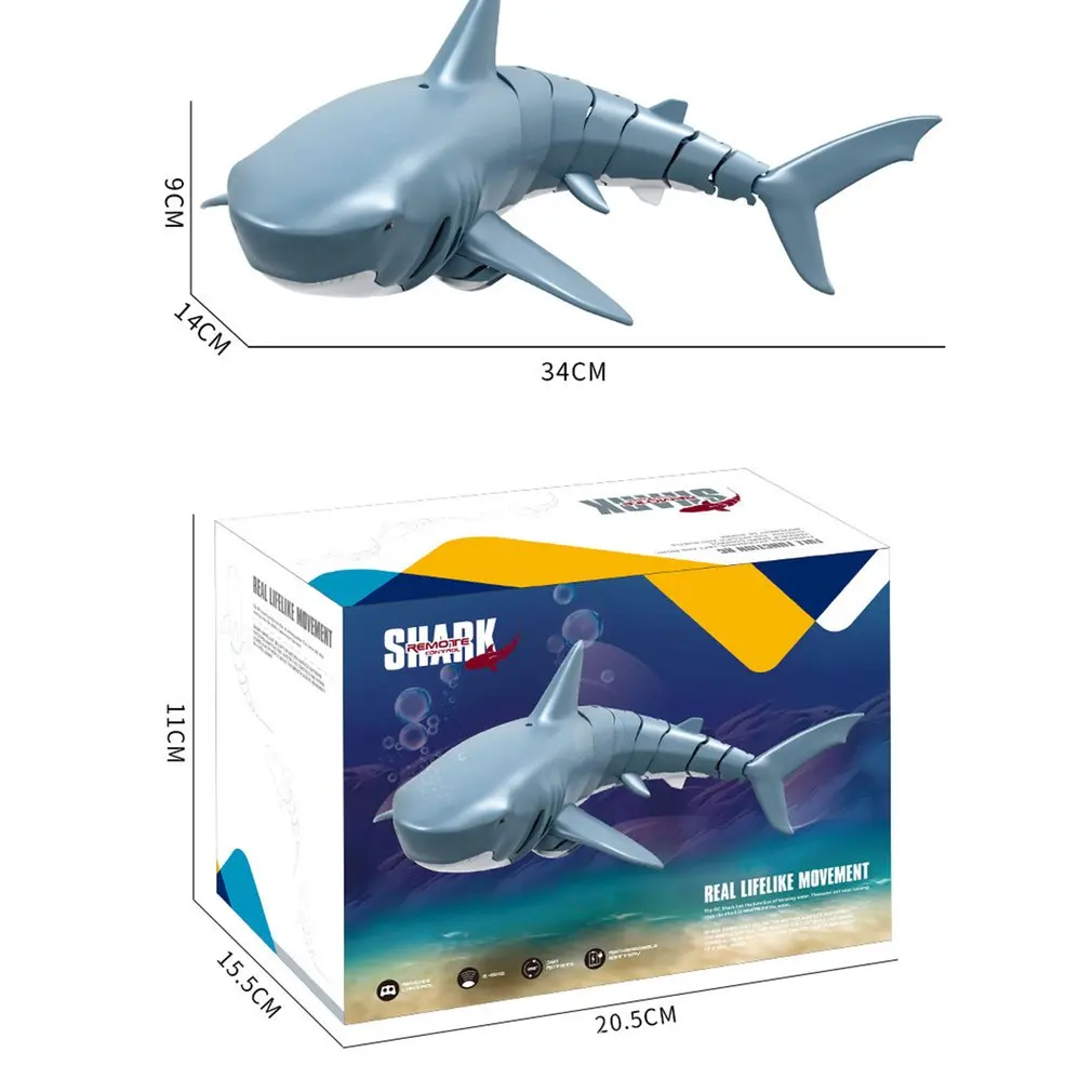 Mini RC Submarine 2.4G Remote Small Sharks Remote Control Toy With Usb Cable Electric Fish Toy Great Gift For Children Kids 
Mini RC Submarine 2.4G Remote Small Sharks Remote Control Toy With Usb Cable Electric Fish Toy Great Gift For Children Kids