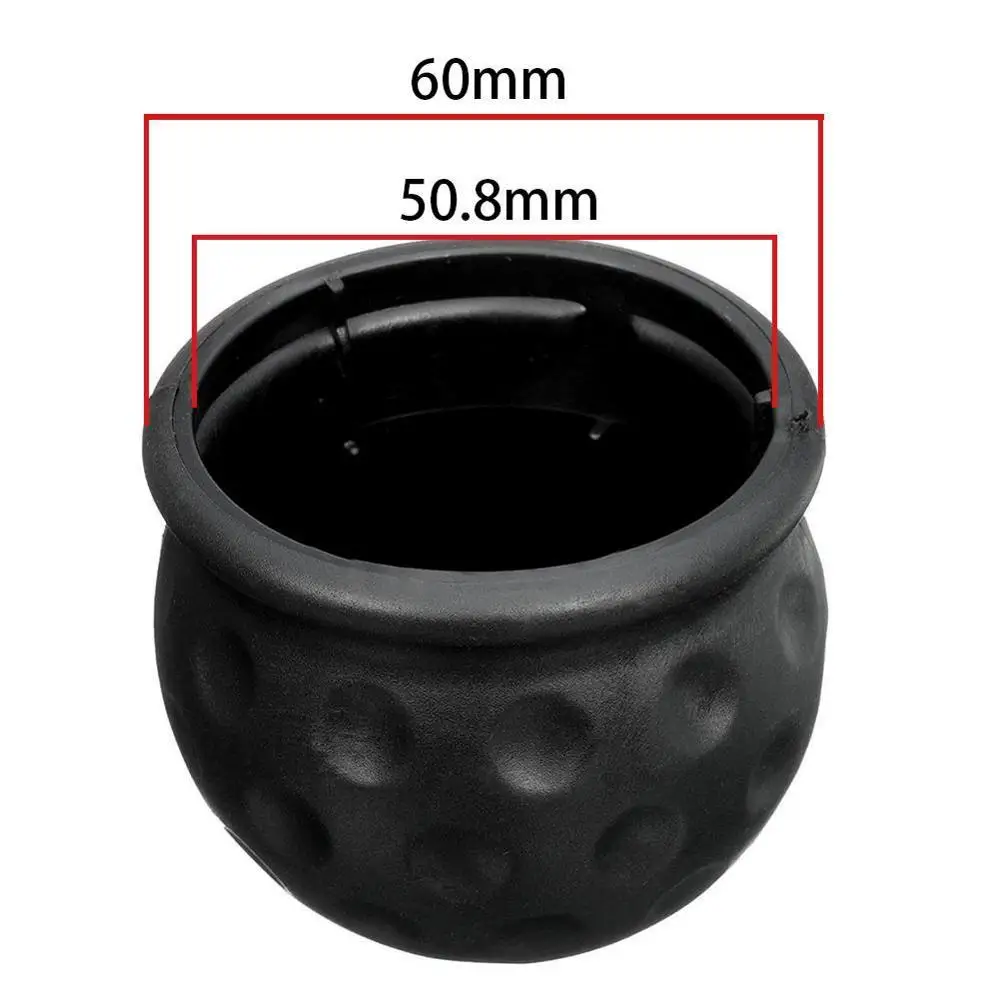 Black 50mm Car Towbar Towball Plastic Cap Tow Ball Trailer Protective cover accessories trailer protection Towing ball head E1K0
Black 50mm Car Towbar Towball Plastic Cap Tow Ball Trailer Protective cover accessories trailer protection Towing ball head E1K0