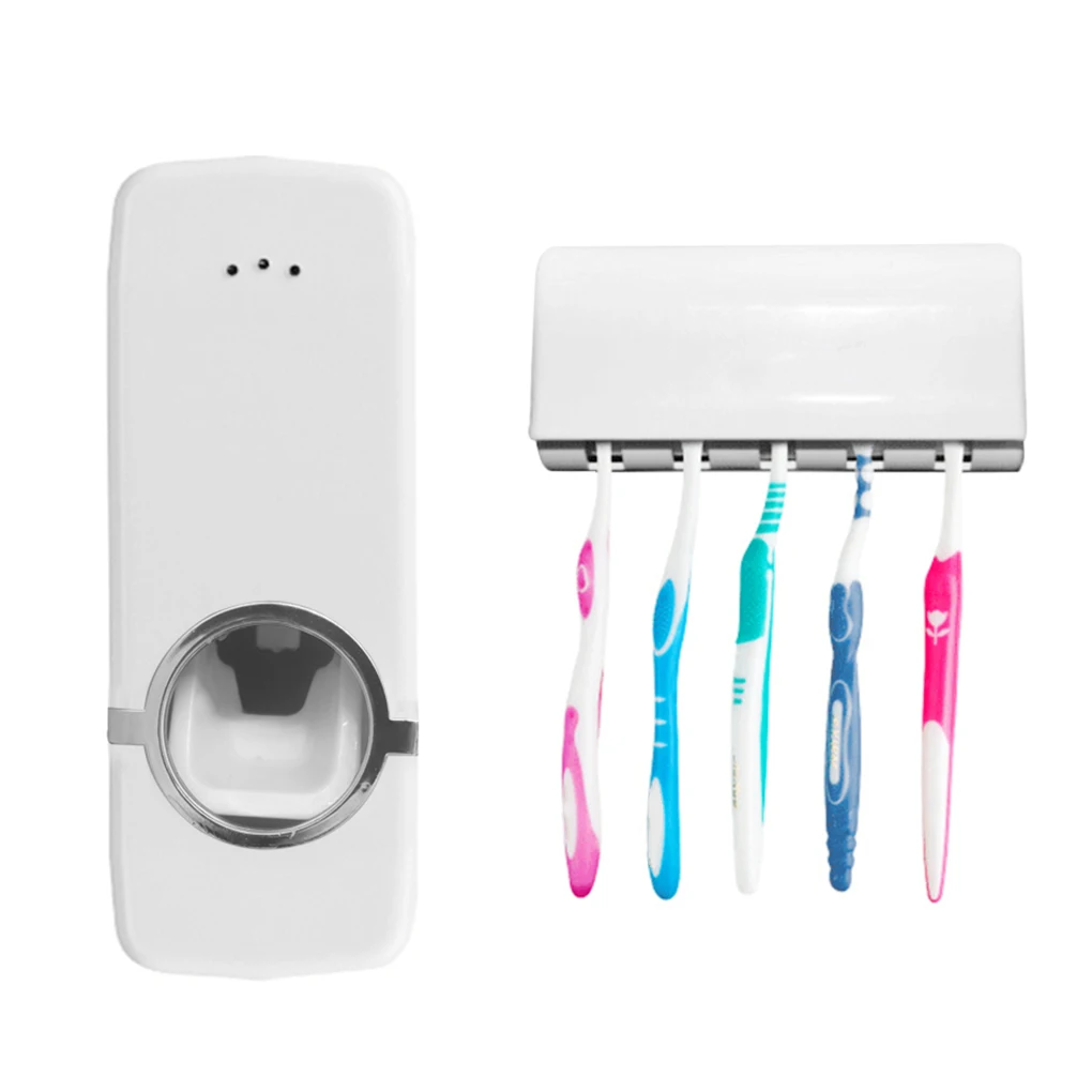 

Дозатор для зубной пасты Автоматическая выжималка настенный держатель для зубной щетки ванная комната стеллаж для хранения