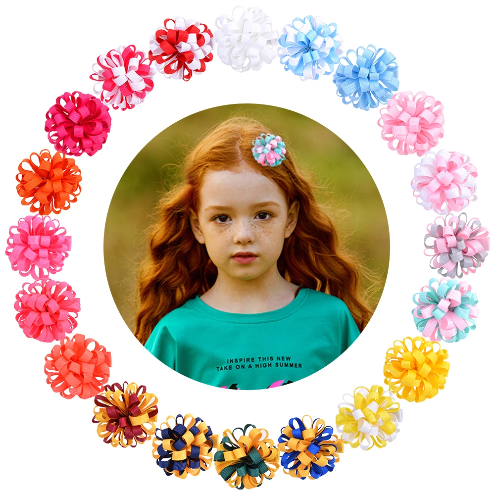 20 PCS/lot 2 Inch New Arrival Korean Style for Girls Hair Clip Grosgrain Ribbon Handmade Flower Clips Headwear Hair Accessories
20 PCS/lot 2 Inch New Arrival Korean Style for Girls Hair Clip Grosgrain Ribbon Handmade Flower Clips Headwear Hair Accessories