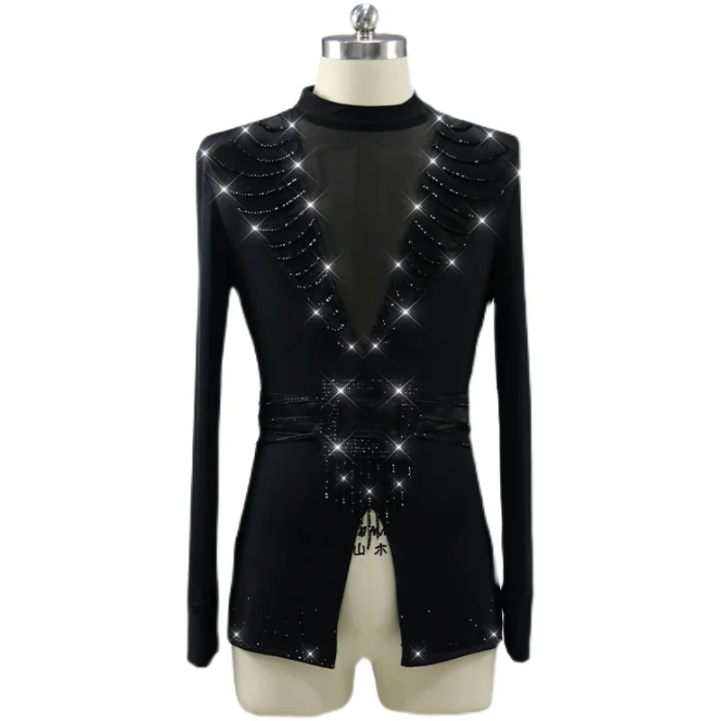 New Latin Dance Top Latin Dancing Shirts Adult Kids Competition Performance Wear Salsa Square Professional Practice Clothing
New Latin Dance Top Latin Dancing Shirts Adult Kids Competition Performance Wear Salsa Square Professional Practice Clothing