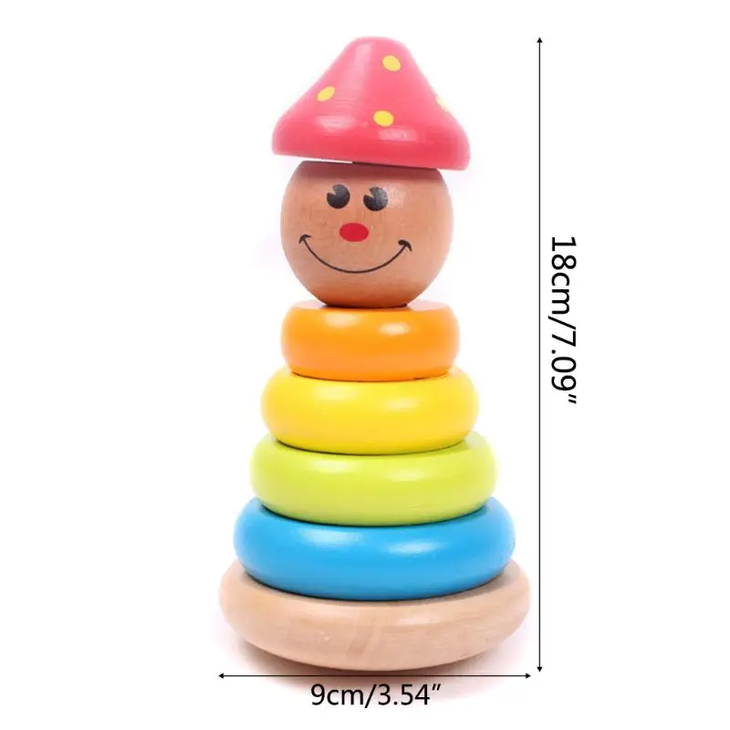 H9EF 1 Set Early Educational Toys Rainbow Tower Children Game Kids Gifts Training Creativity Cognitive Intelligent Wooden Wood
H9EF 1 Set Early Educational Toys Rainbow Tower Children Game Kids Gifts Training Creativity Cognitive Intelligent Wooden Wood