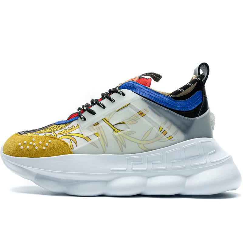 Men Running Shoes Outdoor Jogging Height Increasing Sport Shoes for Women Yellow Lovers Student Casual Fashion Ladies Sneakers
Men Running Shoes Outdoor Jogging Height Increasing Sport Shoes for Women Yellow Lovers Student Casual Fashion Ladies Sneakers
