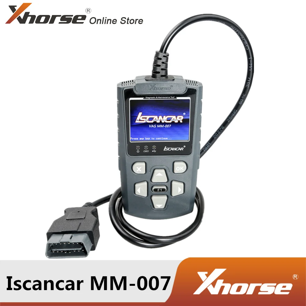 Xhorse Iscancar MM007 Diagnostic and Maintenance Tool MM007 Support Offline Refresh for Audi/Skoda/Seat & MQB Mileage Correction
Xhorse Iscancar MM007 Diagnostic and Maintenance Tool MM007 Support Offline Refresh for Audi/Skoda/Seat & MQB Mileage Correction