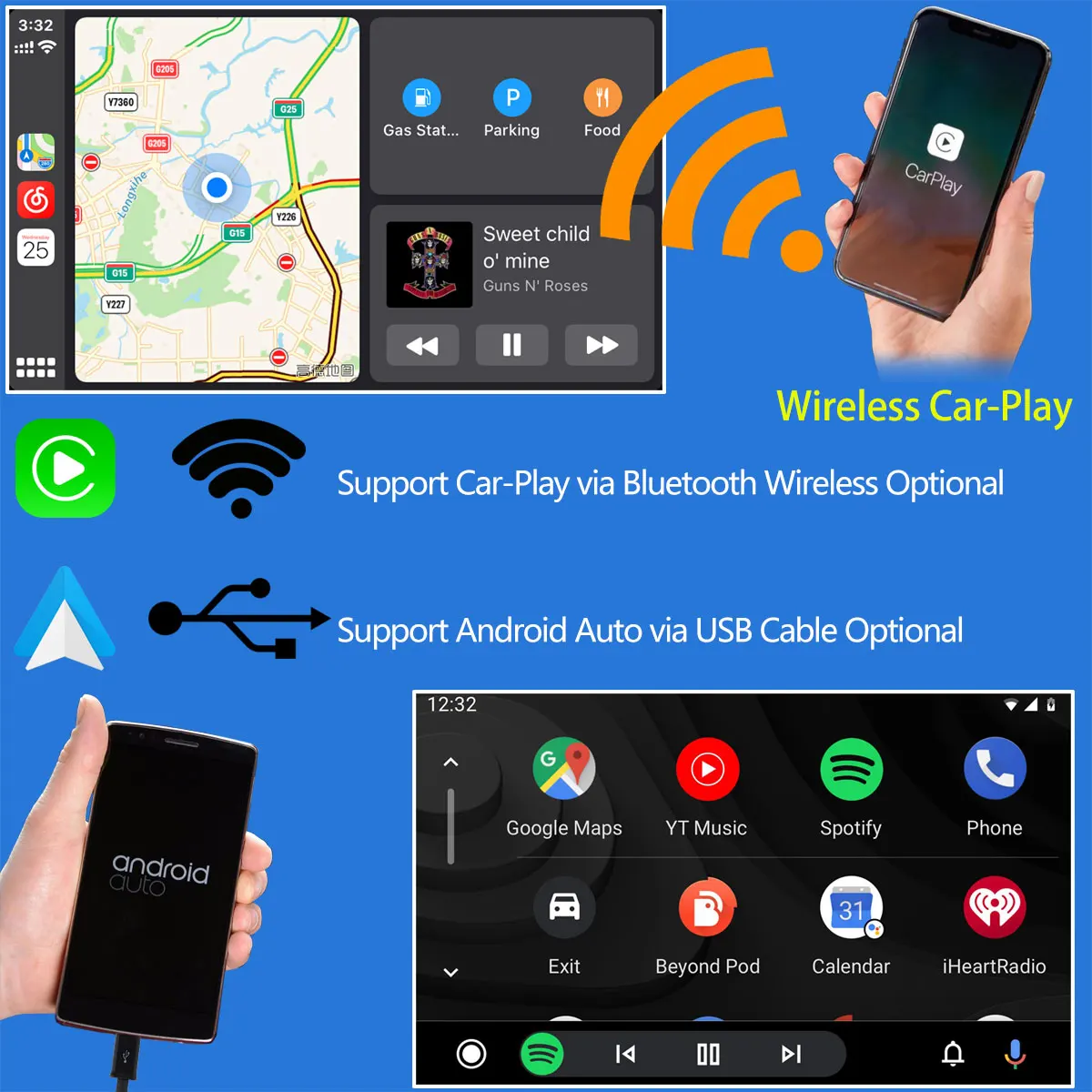 Автомагнитола PX6 9 дюймов Android 10 0 GPS-навигация DSP HDMI | Автомобили и мотоциклы