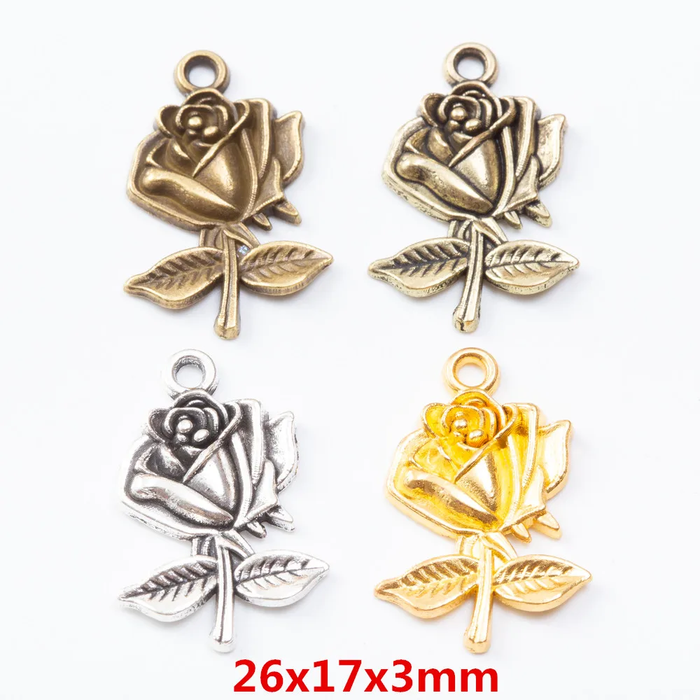 100 pieces of retro flower pendant zinc alloy pendant DIY European style jewelry making 7430
100 pieces of retro flower pendant zinc alloy pendant DIY European style jewelry making 7430