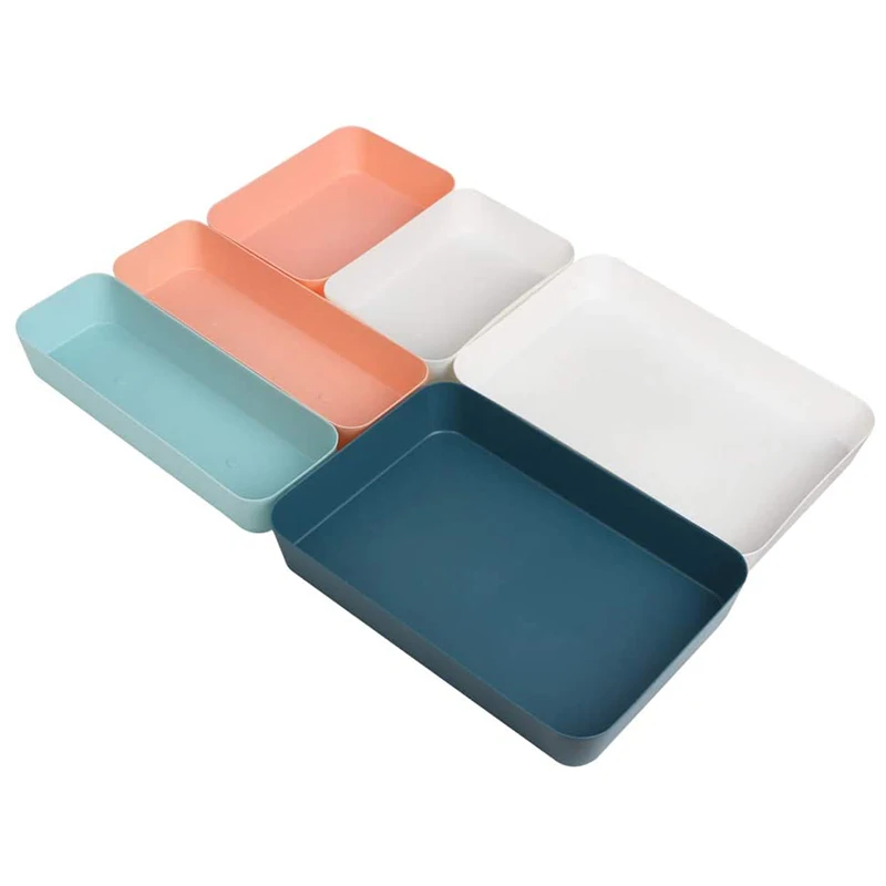 6-Packs Drawer Dividers Desk Drawer Organizer Tray, Colorful Creative Plastic Drawer Tidy Very Handy Trays,Storage Box
6-Packs Drawer Dividers Desk Drawer Organizer Tray, Colorful Creative Plastic Drawer Tidy Very Handy Trays,Storage Box