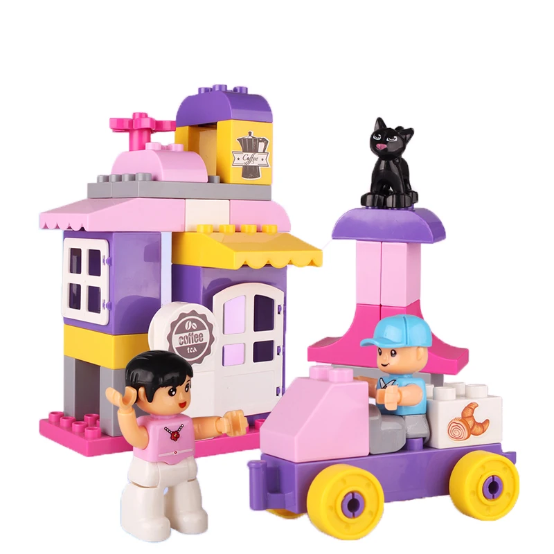 Educational Toys 38pcs Big Size Building Block Toys Duplo Blocks My Town Large Bricks with Figures for Preschool Kids
Educational Toys 38pcs Big Size Building Block Toys Duplo Blocks My Town Large Bricks with Figures for Preschool Kids